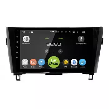 Автомагнитола Roximo CarDroid RD-1202F для Nissan Qashqai 2, X-Trail 3, 2014+ (+ Камера заднего вида в подарок!)