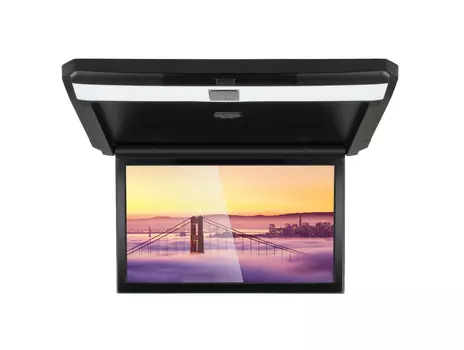 Автомобильный потолочный монитор 13.3" с медиаплеером FarCar-Z004 (черный) (+ Антисептик-спрей для рук в подарок!)