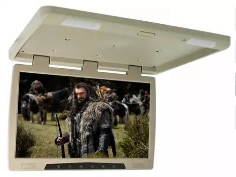 Автомобильный потолочный монитор 22" ERGO ER22H (бежевый) (+ Антисептик-спрей для рук в подарок!)