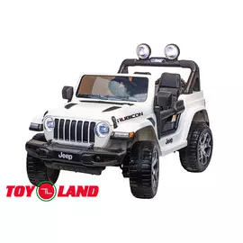 Автомобиль Toyland Jeep Rubicon DK-JWR555 Белый (+ Защитный чехол СМЕШАРИКИ в подарок!)