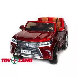Автомобиль Toyland Lexus LX 570 Красный (+ Защитный чехол СМЕШАРИКИ в подарок!)