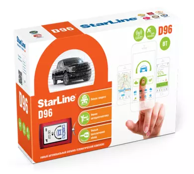 Автосигнализация StarLine D96 BT 2CAN+2LIN GSM-GPS (4 sim)