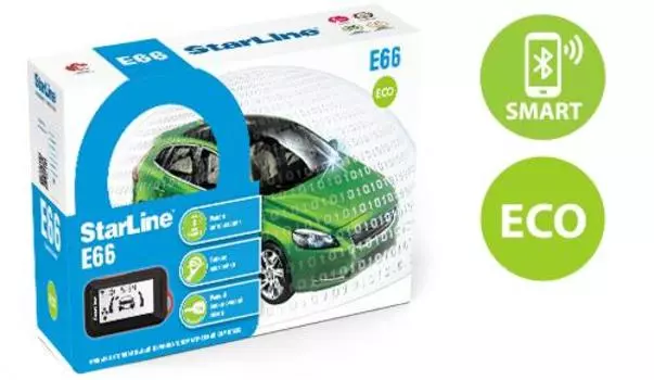 Автосигнализация StarLine E66 2CAN+2LIN BT ECO