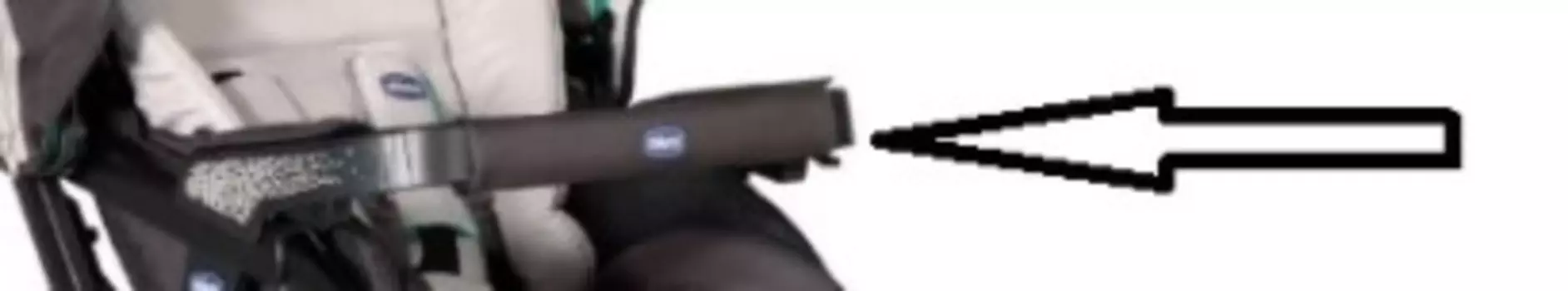 Бампер для коляски Chicco Activ3 (основа без ткани)