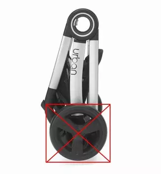 База коляски Chicco Urban (без колес)