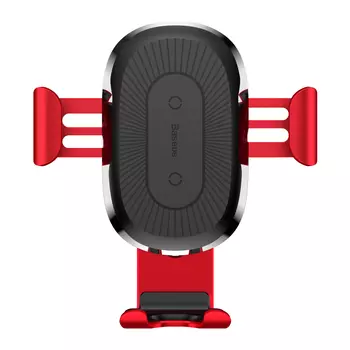 Беспроводное зарядное Baseus Wireless Charger Gravity Car Mount Red