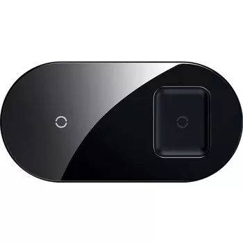 Беспроводное зарядное устройство Baseus Simple 2in1 Wireless Charger Pro Edition (Черная)