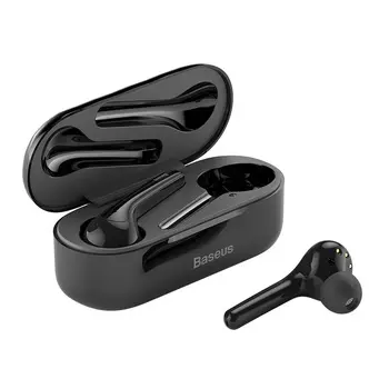 Беспроводные bluetooth-наушники Baseus Encok True Wireless W07 Black