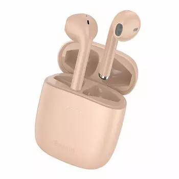 Беспроводные наушники Baseus Encok W04 Pro розовые