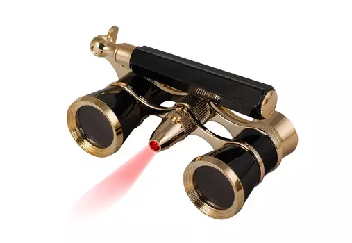 Бинокль Levenhuk Broadway 325N лорнет с подсветкой, черный (+ Салфетки из микрофибры в подарок)