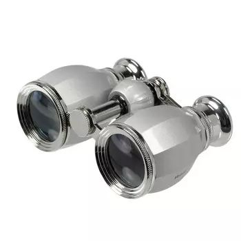 Бинокль театральный Veber Opera БГЦ 4x30, серебристый (+ Антисептик-спрей для рук в подарок!)
