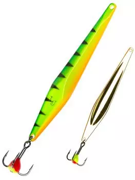 Блесна вертикальная зимняя Lucky John SHINER 55мм Tiger блистер