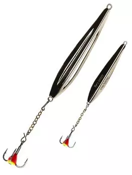 Блесна вертикал. зим. Lucky John FIN Blade с цеп. и kр. 60мм S блистер