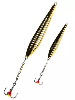 Блесна вертикал. зим. Lucky John FIN Bladeс цеп. и kр. 60мм G блистер