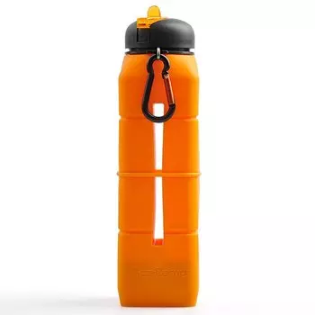 Бутылка-динамик из силикона AceCamp Оранжевая/769мл Оранжевая/769мл, 1580 (+ Антисептик-спрей для рук в подарок!)