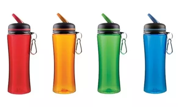 Бутылка спортивная Asobu Triumph (0,72 литра), серая (+ Антисептик-спрей для рук в подарок!)