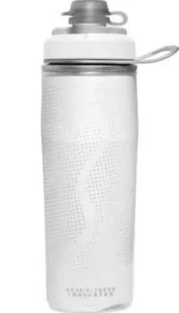 Бутылка спортивная CamelBak Peak Fitness Chill (0,5 литра), белая (+ Антисептик-спрей для рук в подарок!)