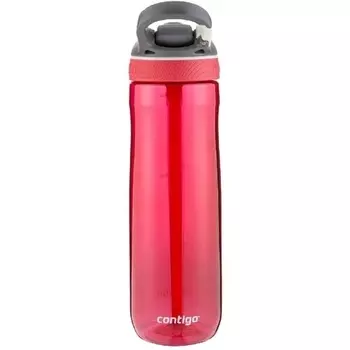 Бутылка спортивная Contigo Ashland Passionfruit (0,72 литра), красная (+ Антисептик-спрей для рук в подарок!)