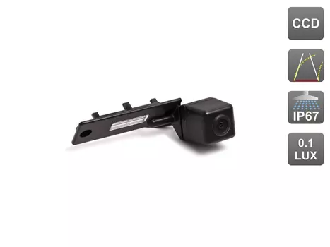 CCD штатная камера заднего вида AVEL Electronics AVS326CPR (#100) для SKODA SUPERB / VOLKSWAGEN CADDY (2004-2008) / CARAVELLE / GOLF V / JETTA V / MULTIVAN (T5) / PASSAT B6 / PASSAT CC / PHAETON / TOURAN / TRANSPORTER
