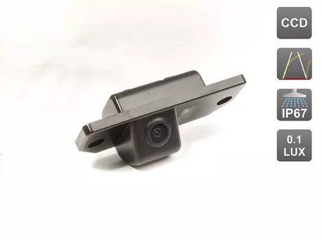 CCD штатная камера заднего вида с динамической разметкой AVEL Electronics AVS326CPR (#014) для FORD FOCUS II SEDAN/ SKODA OCTAVIA TOUR