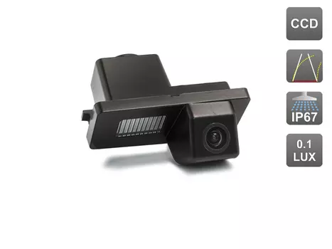 CCD штатная камера заднего вида с динамической разметкой AVEL Electronics AVS326CPR (#078) для SSANGYONG REXTON/ KYRON/ ACTYON SPORTS