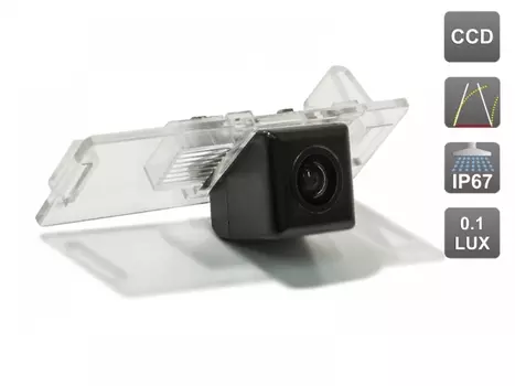 CCD штатная камера заднего вида с динамической разметкой AVEL Electronics AVS326CPR (#010) для CADILLAC CTS II/ SRX II/ CHEVROLET AVEO II (2012-...) / CRUZE HATCHBACK