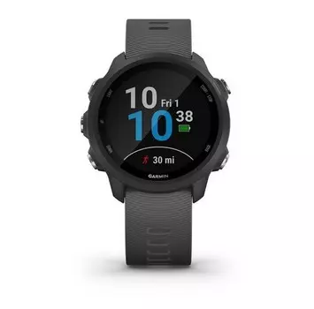 Часы для бега Garmin Forerunner 245 черный с серым ремешком