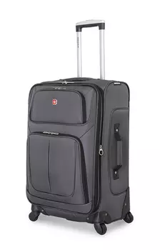 Чемодан Swissgear Sion, серый, 41x26x70 см, 56 л