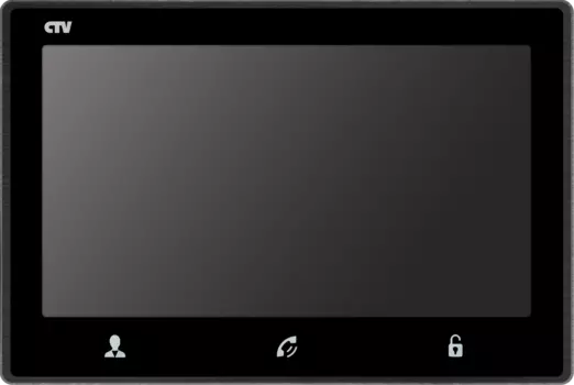 Цветной монитор видеодомофона CTV-M4703AHD (черный) (+ Салфетки из микрофибры в подарок)