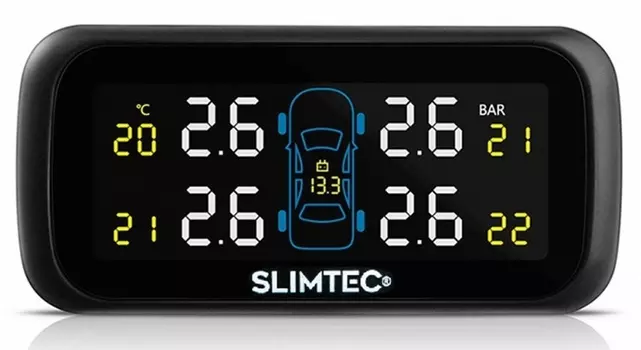 Датчики давления в шинах внешние Slimtec TPMS X4 (+ Антисептик-спрей для рук в подарок!)