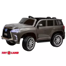 Детский автомобиль Toyland Lexus LX 570 YHO 9171 Серебро (+ Защитный чехол СМЕШАРИКИ в подарок!)