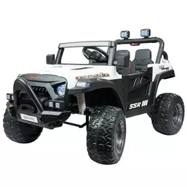 Детский багги Toyland 12V7A 2х550 BBH 016 Белый (+ Защитный чехол СМЕШАРИКИ в подарок!)