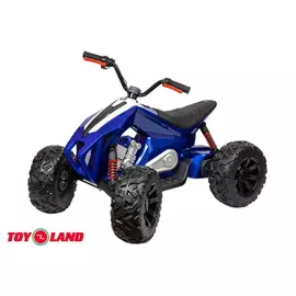 Детский квадроцикл Toyland ATV YAF 7075 синий (+ Защитный чехол СМЕШАРИКИ в подарок!)