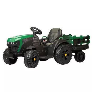 Детский Трактор Toyland BDM0925 Зеленый (+ Защитный чехол СМЕШАРИКИ в подарок!)