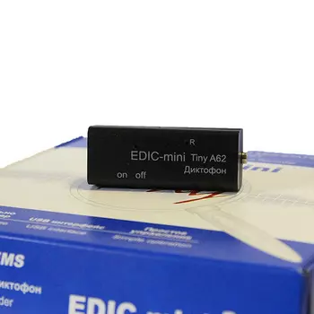 Диктофон Edic-mini TINY S A62-300h (+ Антисептик-спрей для рук в подарок!)