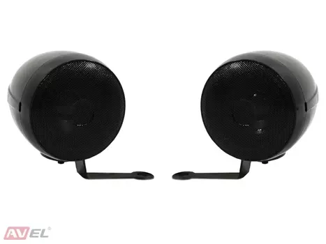 Динамики для мотоцикла 3" AVS350MSP (черные) (+ Антисептик-спрей для рук в подарок!)