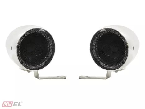 Динамики для мотоцикла 3" AVS350MSP (хром) (+ Антисептик-спрей для рук в подарок!)