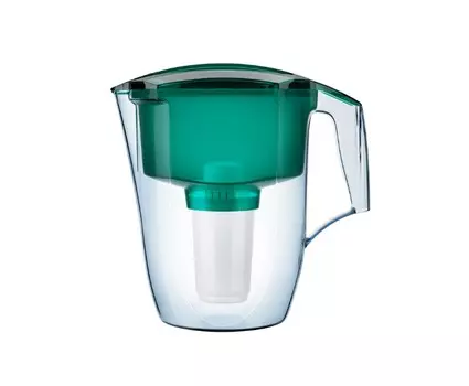 Фильтр-кувшин Аквафор ГАРРИ ( P42A5N) зеленый +2 доп. кассеты (+ Антисептик-спрей для рук в подарок!)