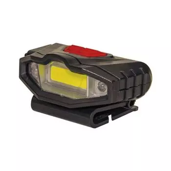 Фонарь для кепки "СИБИРСКИЙ СЛЕДОПЫТ-Протон", 1 COB + 2 LED, аккум. 220В, USB