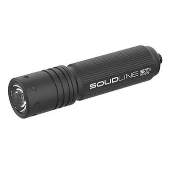 Фонарь LED LENSER Solidline ST1 (+ Антисептик-спрей для рук в подарок!)