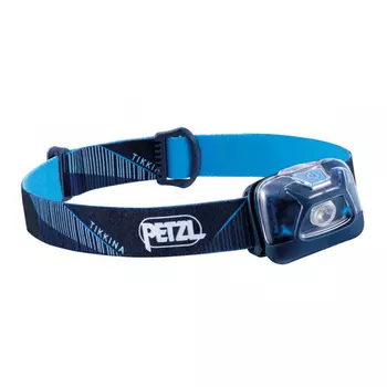 Фонарь светодиодный налобный Petzl Tikkina синий, 250 лм (+ Антисептик-спрей для рук в подарок!)