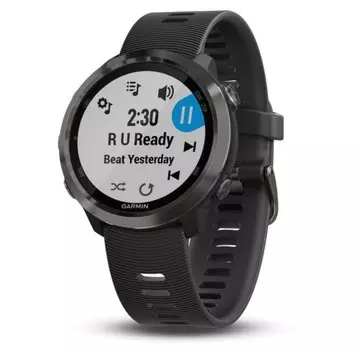 Garmin Forerunner 645 серый с черным ремешком