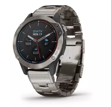 Garmin Quatix 6 Sapphire титановый с титановым ремешком
