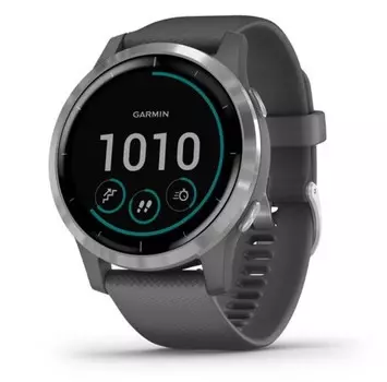 Garmin Vivoactive 4 серые с серебристым безелем