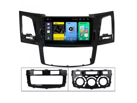 Головное устройство vomi FX357R9-MTK-LTE для Toyota Hilux 2011-2015 (кондиционер) (+ Камера заднего вида в подарок!)