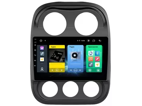 Головное устройство vomi FX436R10-MTK-LTE для Jeep Compass 07.2011 - 12.2015 (+ Камера заднего вида в подарок!)