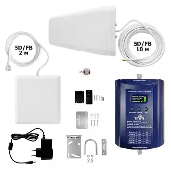 Готовый комплект усиления сотовой связи Titan-5B (LED) (+ Кронштейн в подарок!)