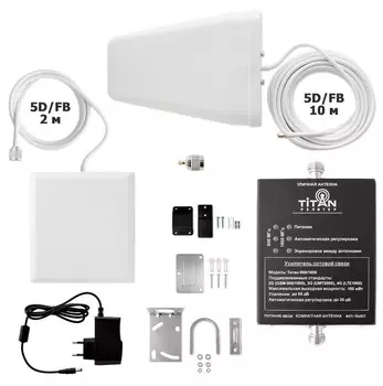 Готовый комплект усиления сотовой связи Titan-900/1800 (+ Кронштейн в подарок!)