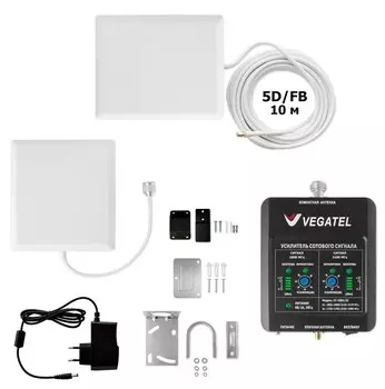 Готовый комплект усиления сотовой связи VEGATEL VT-1800/3G-kit (LED) (+ Кронштейн в подарок!)