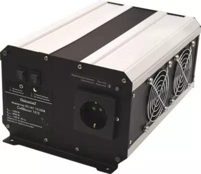 Инвертор DC-AC, 12В/1500Вт Li-ion СибВольт 1512 (+ Антисептик-спрей для рук в подарок!)